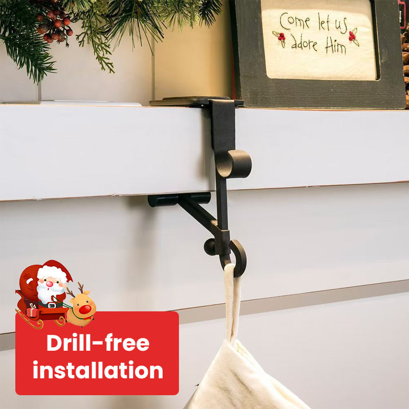 🎄Weihnachten Metall Kaminhaken🎅