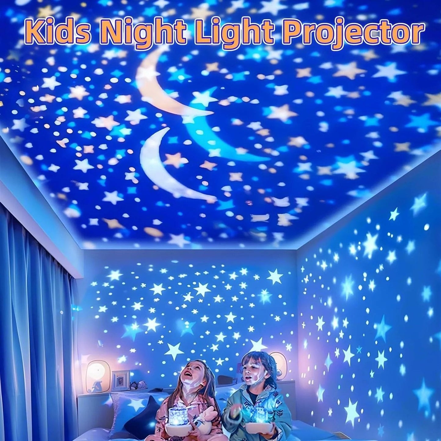 Drömsk Stjärnhimmel Musikdosa Projektorlampa