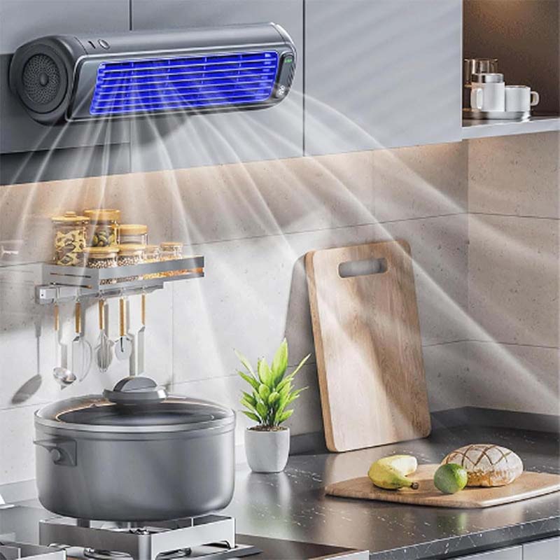 Stansfri Väggmonterad Elektrisk Fläkt Luftkonditionering