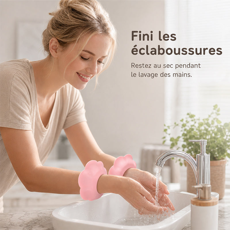 Waterproof wristbands for washing your face