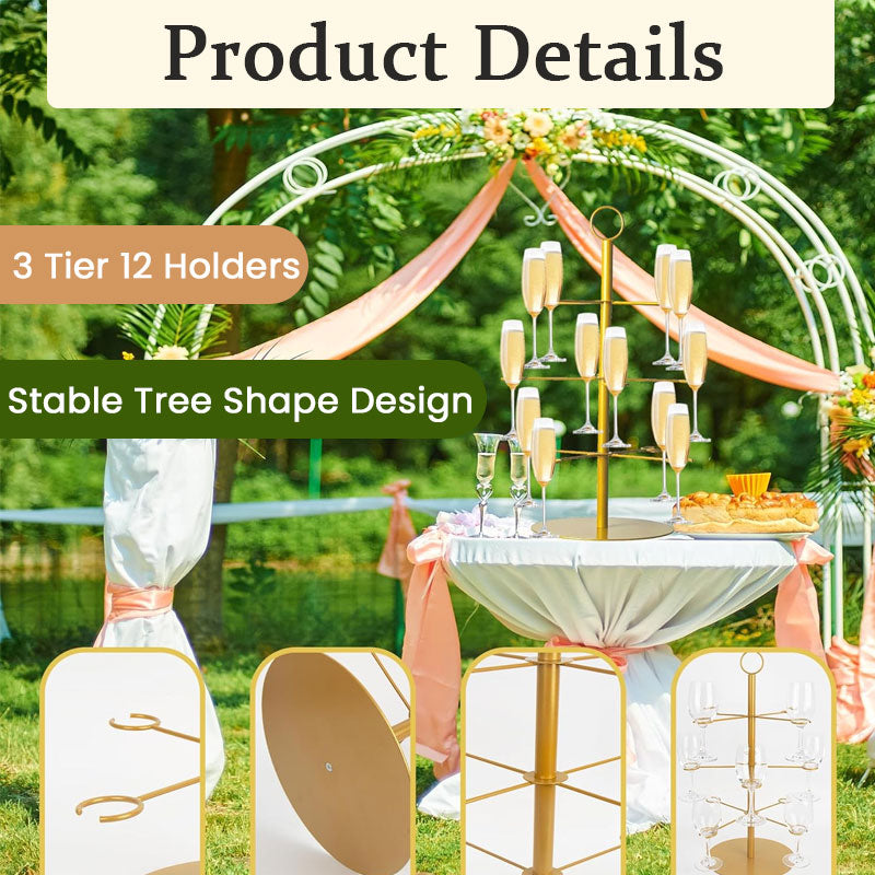 Festlig displayställning i flera nivåer