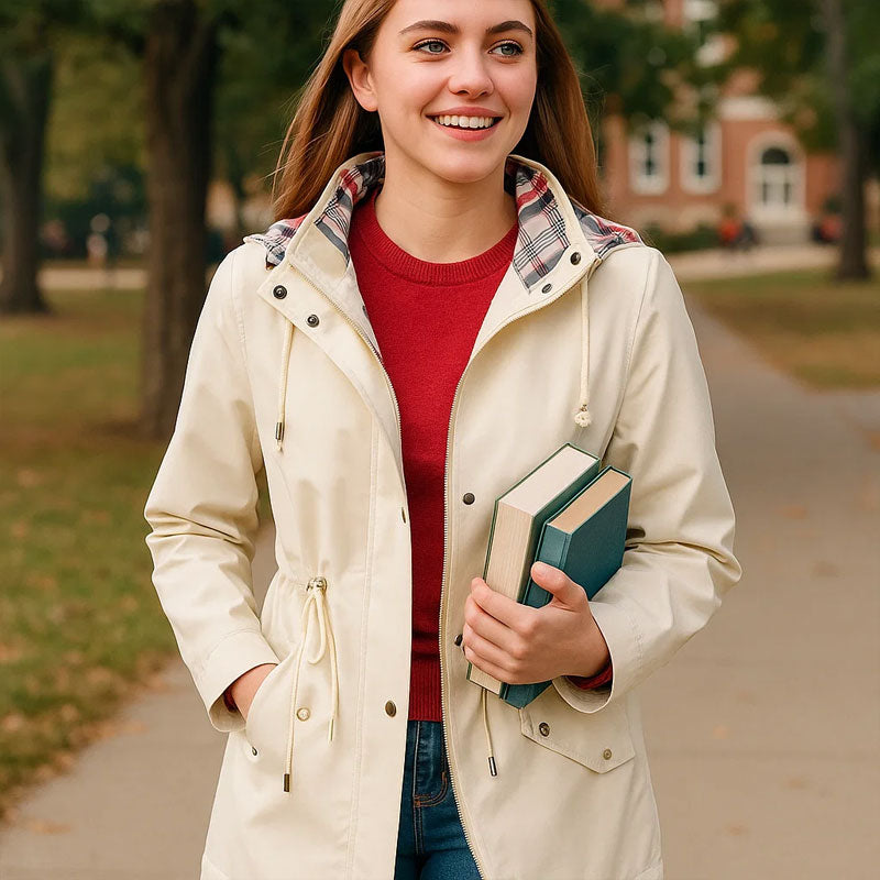 Vattenavvisande vindjacka för kvinnor