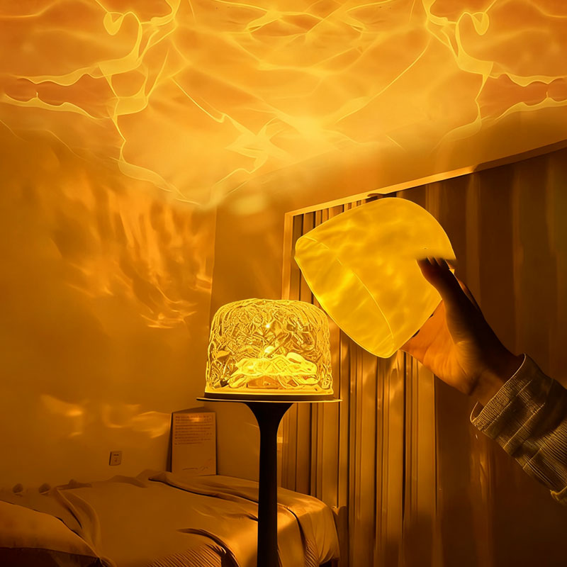 Vattenringbordslampa