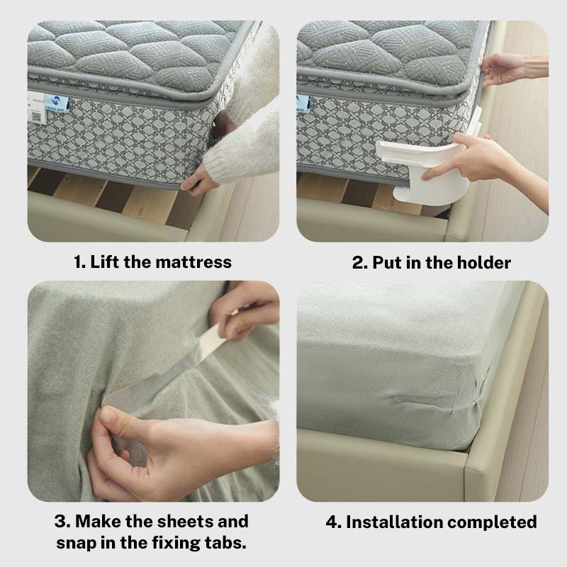 Osynlig lakanfäste – Se till att dina lakan ser ut som nya!/Invisible bed sheet fastener