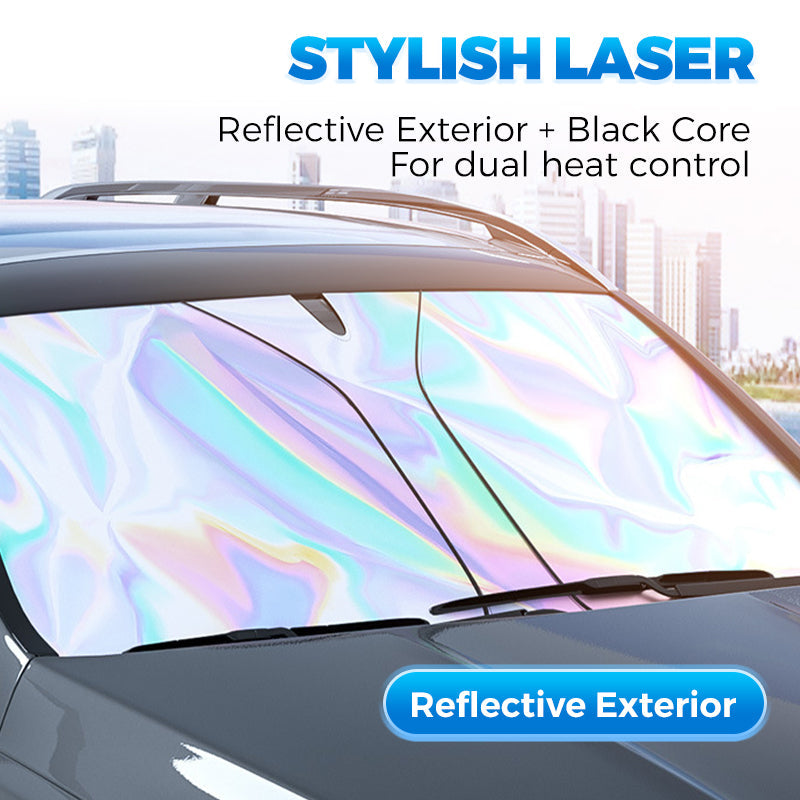 🌞🌈Laser solskydd för vindruta