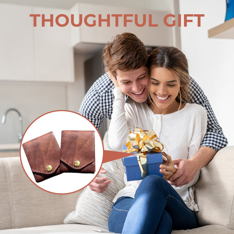 Vintage plånbok i läder