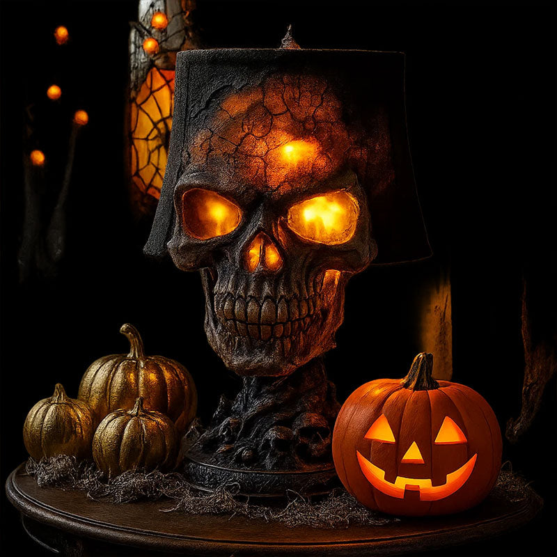 Lava Schedel bordslampa💀