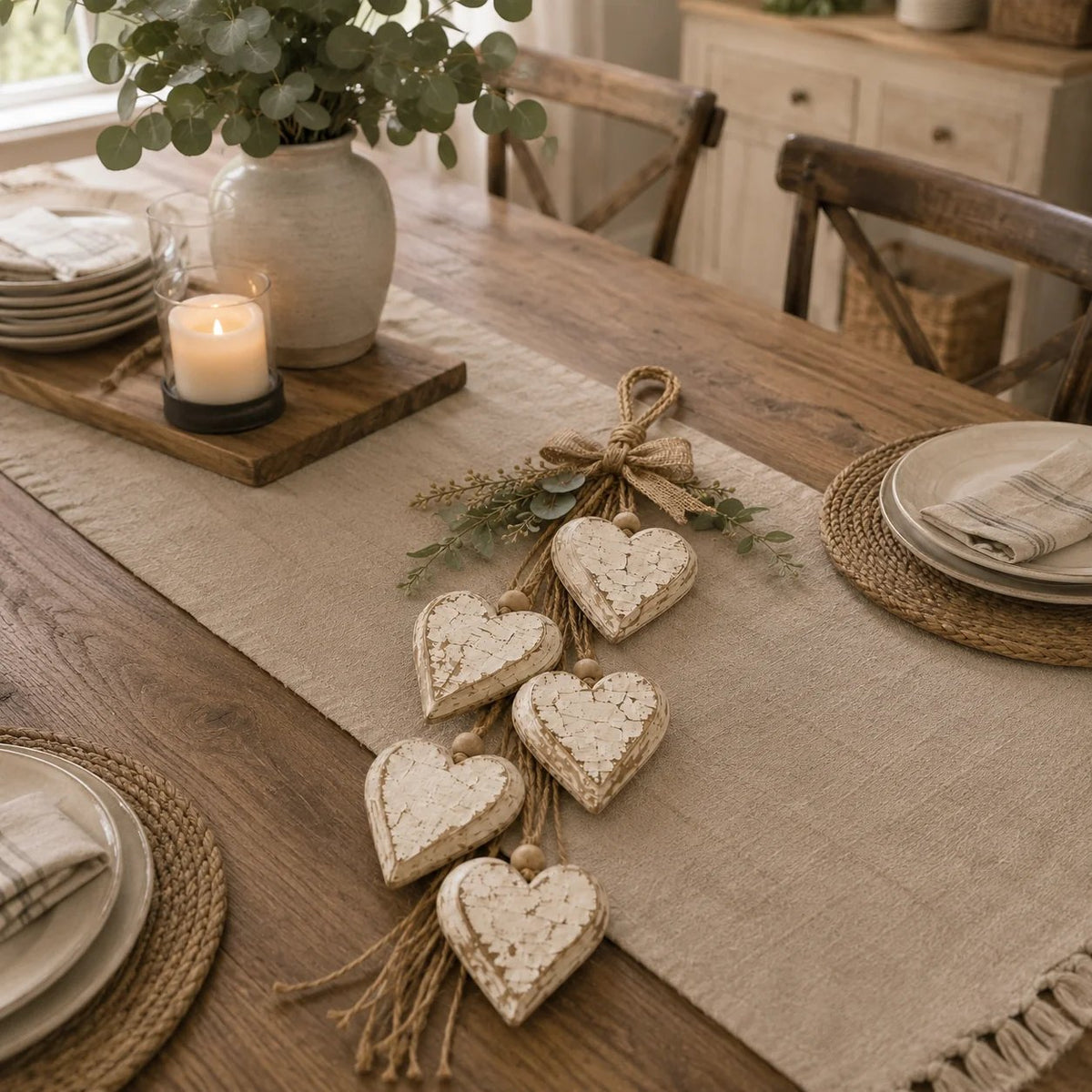 🍂🤎Wall decoration: Heart to hang up