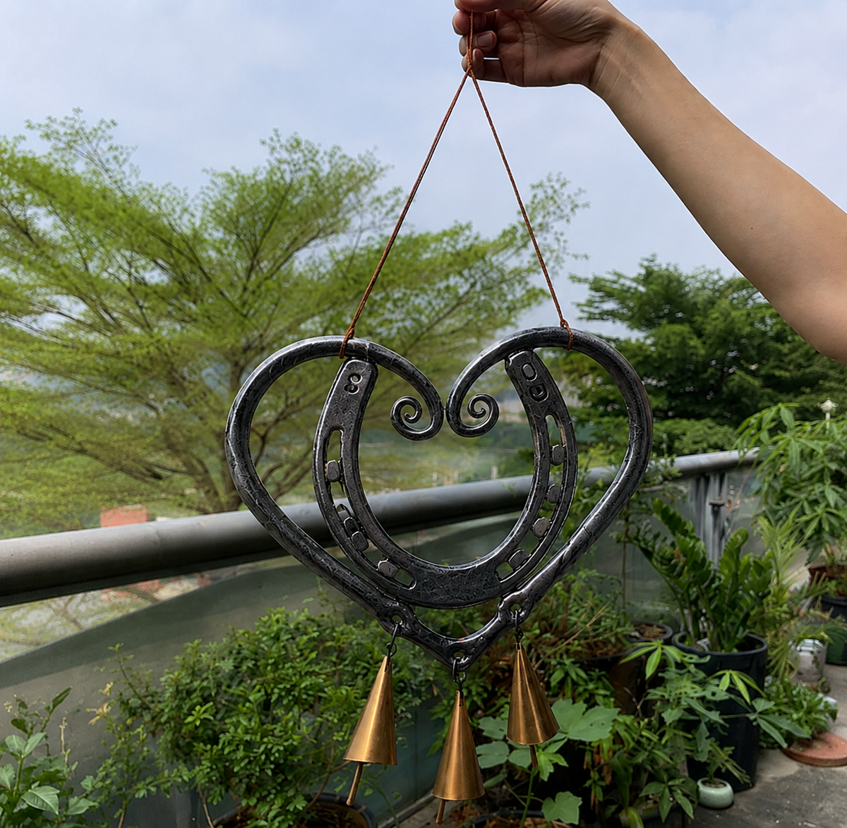 💥LAST DAY 50% OFF🔥The Horseshoe Heart Wind Chime ❤🐎