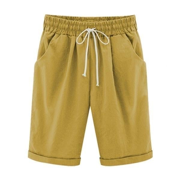 Resår i midjan, avslappnade och bekväma sommarshorts