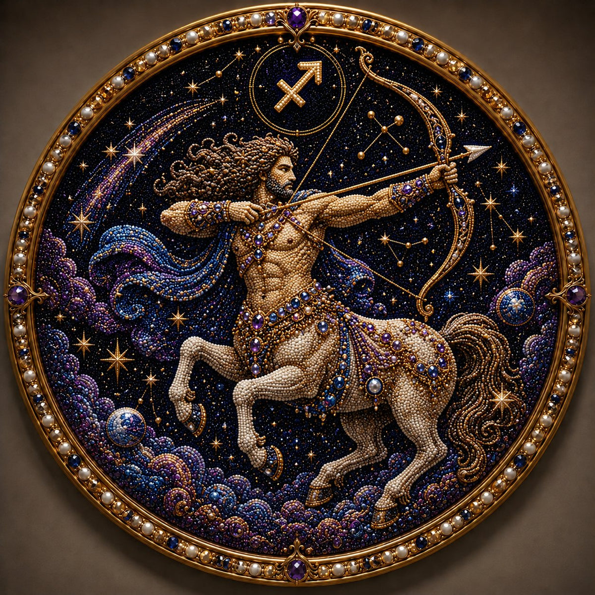 🔥 12 Zodiac Signs Pearl Art Kit ♈🌙