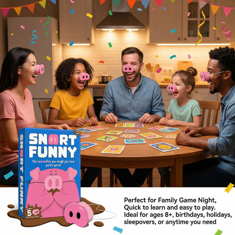 Snort Funny: Partyspelet "Skratta och du förlorar" 🐷😂