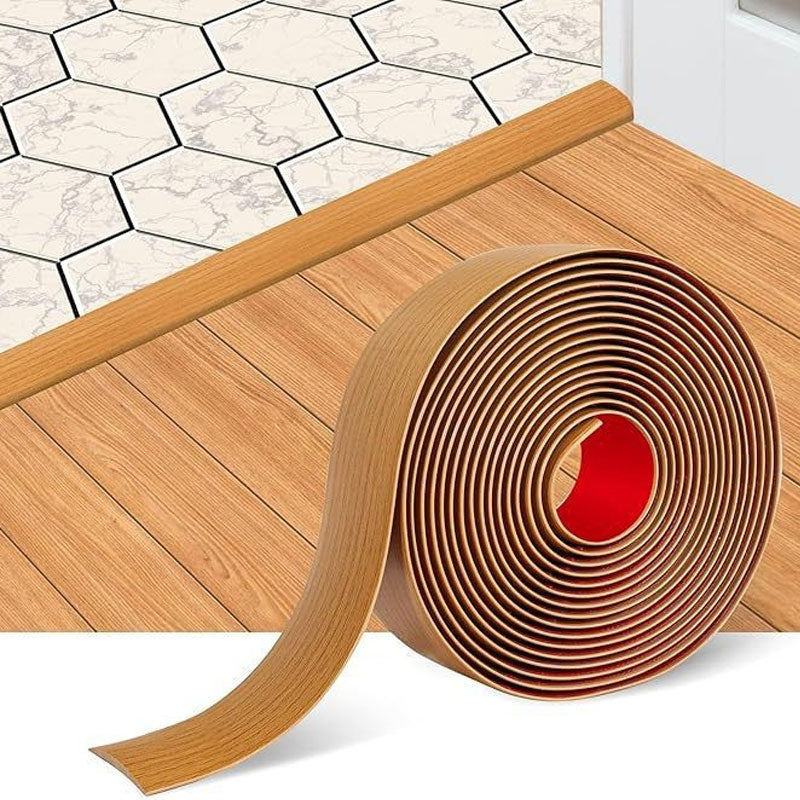 ✨ Självhäftande golvövergångslist – flexibel PVC, klistra bara fast, slät yta 🚪