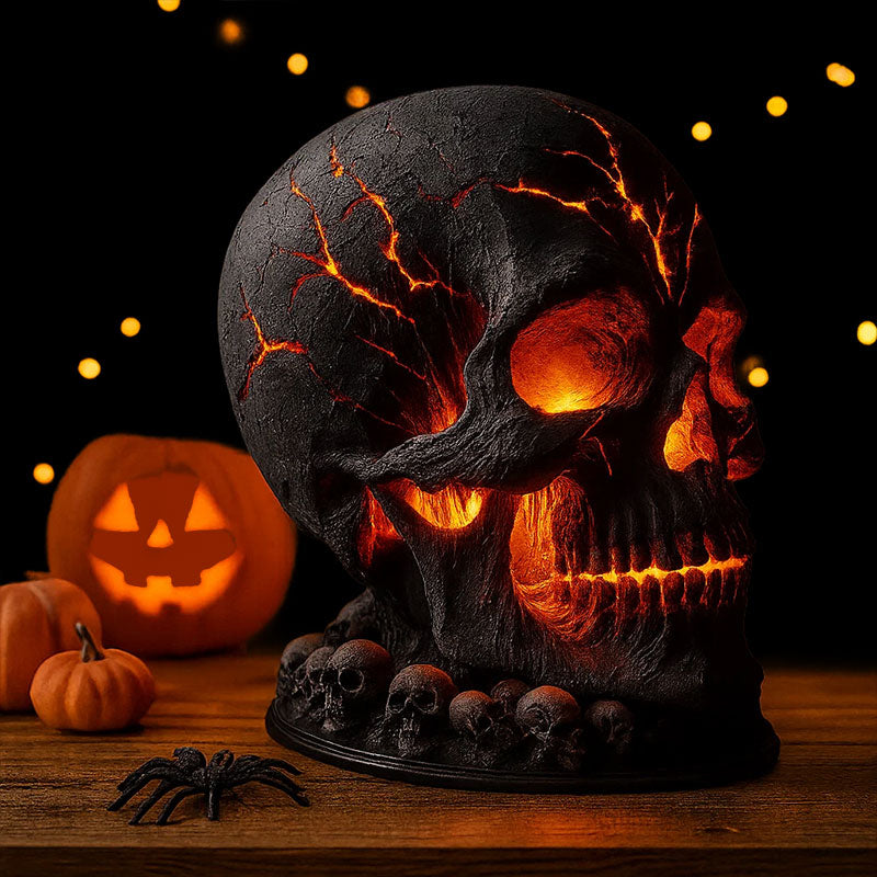Lava Schedel bordslampa💀