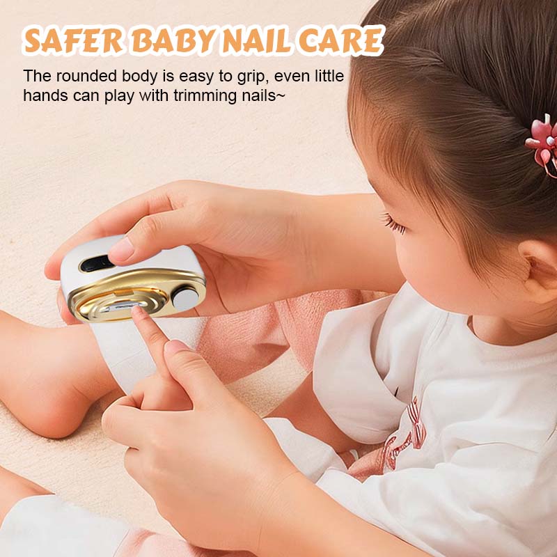 ✨ Elektrisk Säker Nagelklippare｜Automatisk Trimning · Säker för Barn · Perfekt för Hela Familjen