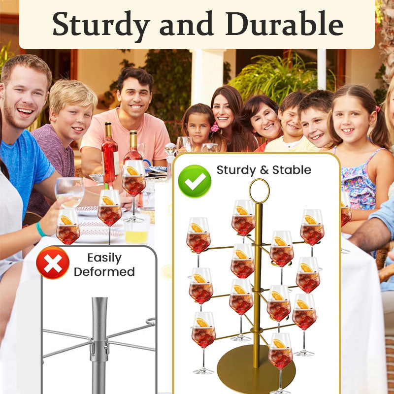 Festlig displayställning i flera nivåer