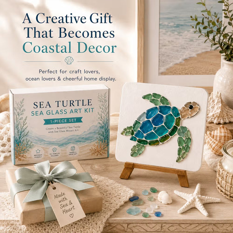 Sea Glass Art Kit – Create Stunning Mosaic Masterpiece