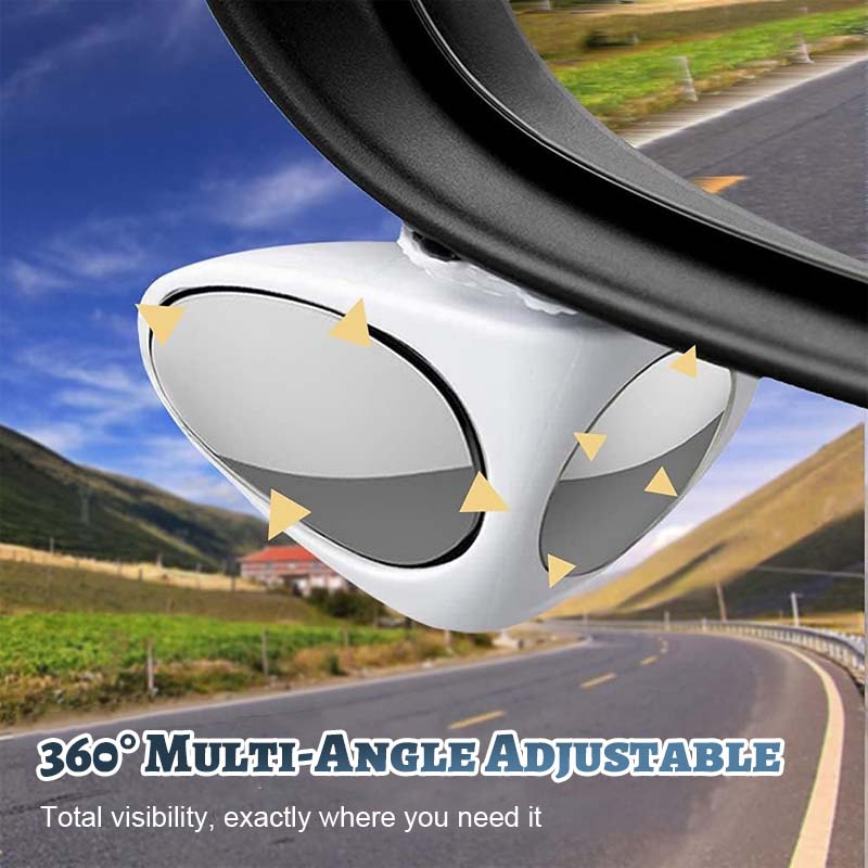 Dubbelvy-spegel för döda vinkeln i bilen
