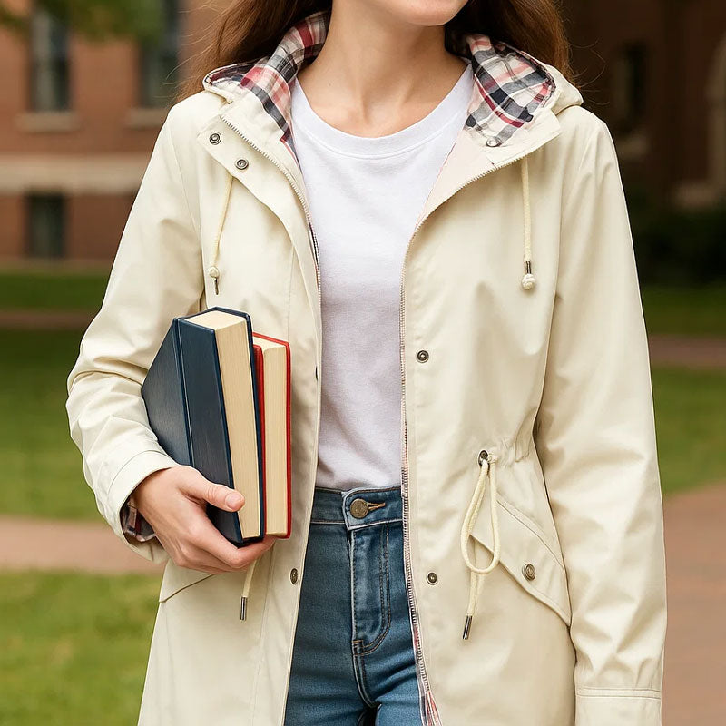 Vattenavvisande vindjacka för kvinnor