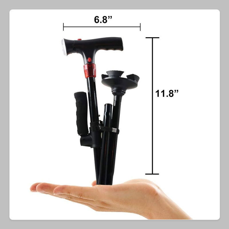 Alarm-LED-Doppelhandgriff-Seniorenstock