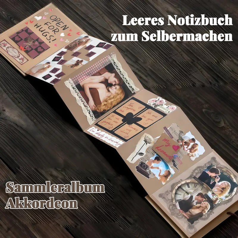 ✨Minnesbevararen: 230 cm hopfällbart scrapbookalbum 📚