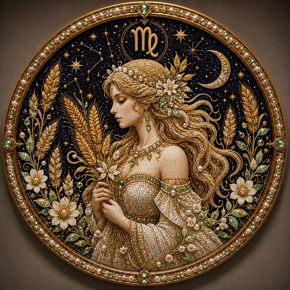 🔥 12 Zodiac Signs Pearl Art Kit ♈🌙