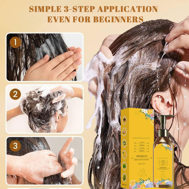 Enkeldos Blommig Hårfärg/Single dose floral hair dye