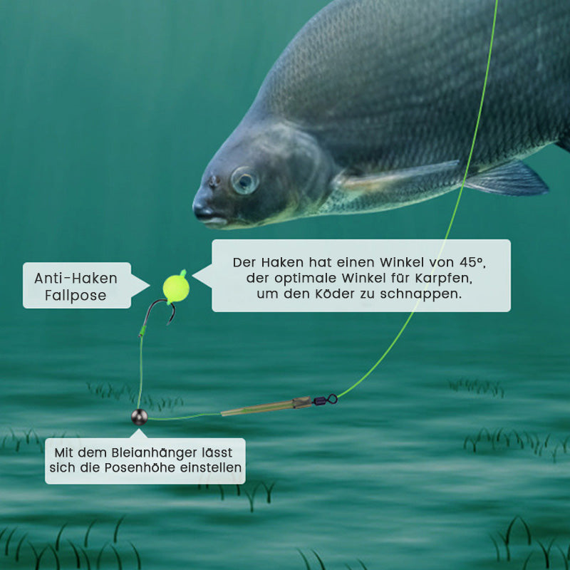 Professionell bottenfiskerigg för karpfiske för bottenfiske | För karp, gräskarp & co