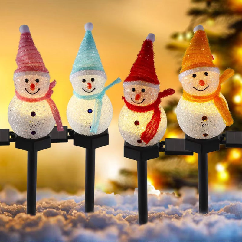 Solarbetriebene Schneekugel-Lichter🌟🎄☃️