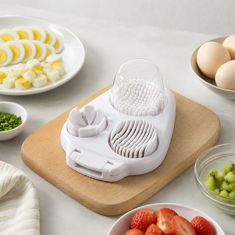 3-i-1 multifunktionell äggskärare och tärnare – perfekt för sallader och garneringar 🥚🔪