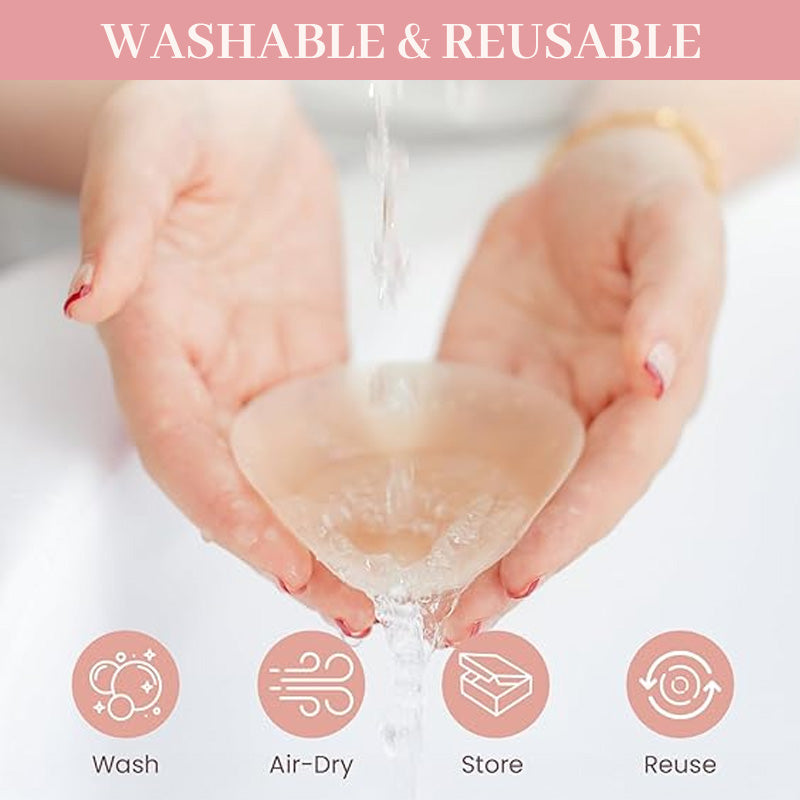 Ren silikon, tunn bröstklistermärke