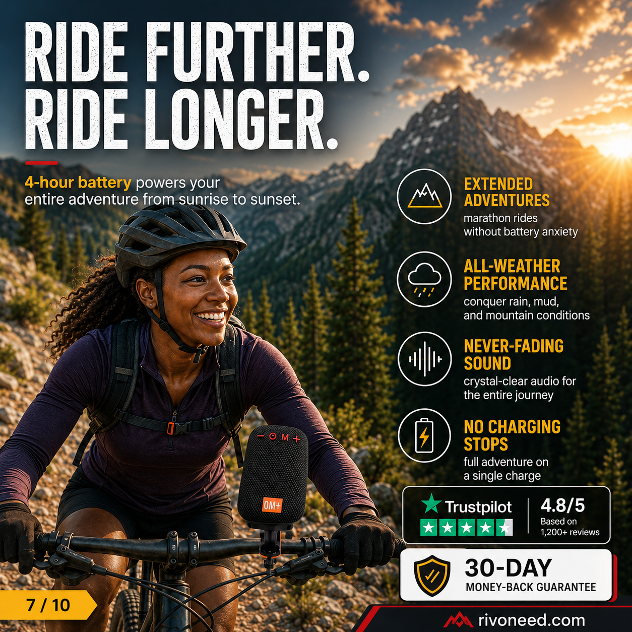 🎵Vattentät Bluetooth-högtalare för cykel med monteringsfäste