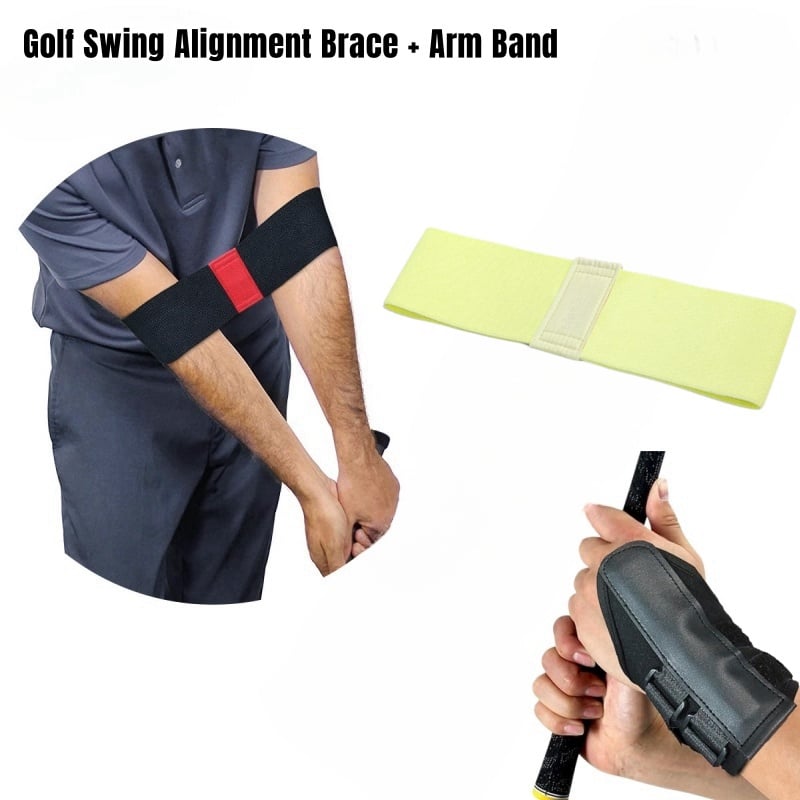 🏌️Golf Set med handledskorrigeringstränare och armband