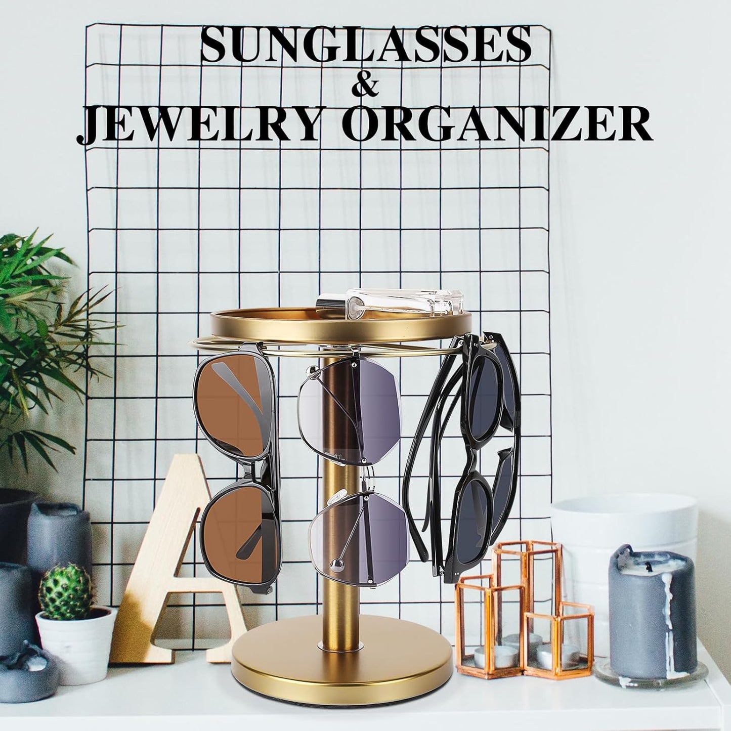 Rotierender Sonnenbrillen-Organizer
