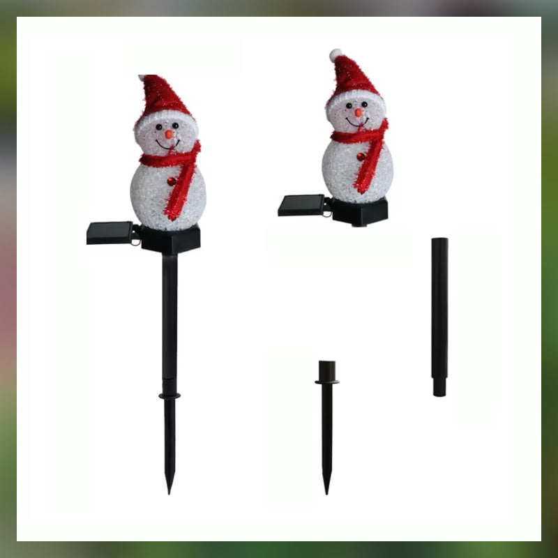 Solarbetriebene Schneekugel-Lichter🌟🎄☃️