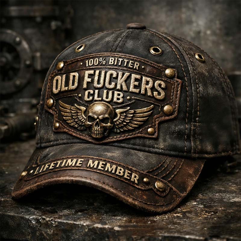 Old Fuckers Club Vintage broderad keps