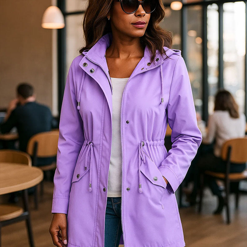 Vattenavvisande vindjacka för kvinnor