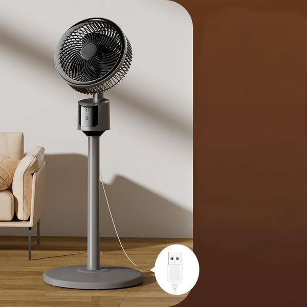 ❄️🔥USB-driven, tyst, energisparande piedestalfläkt med luftflöde🍃