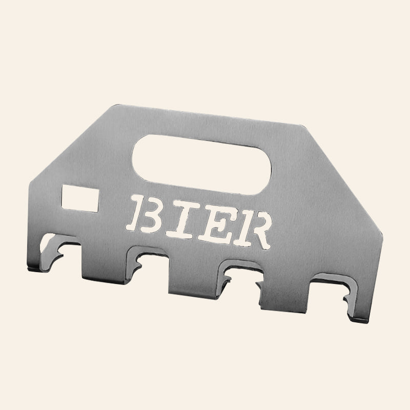 The Quad ölöppnare och ölhållare