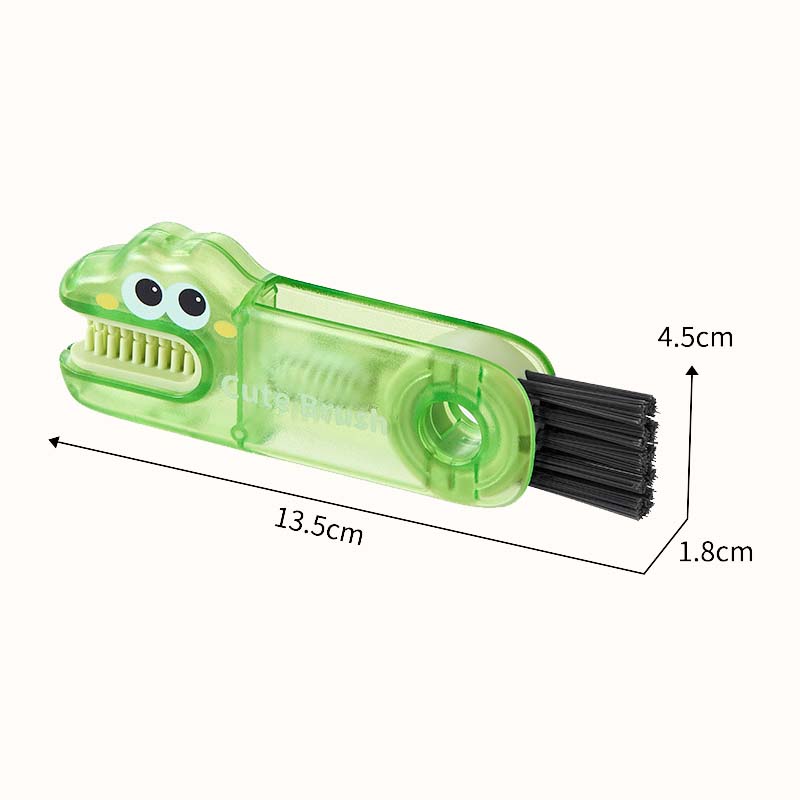 🐊 Krokodil Multifunktionell rengöringsborste - 3 borsthuvuden för alla kopptyper
