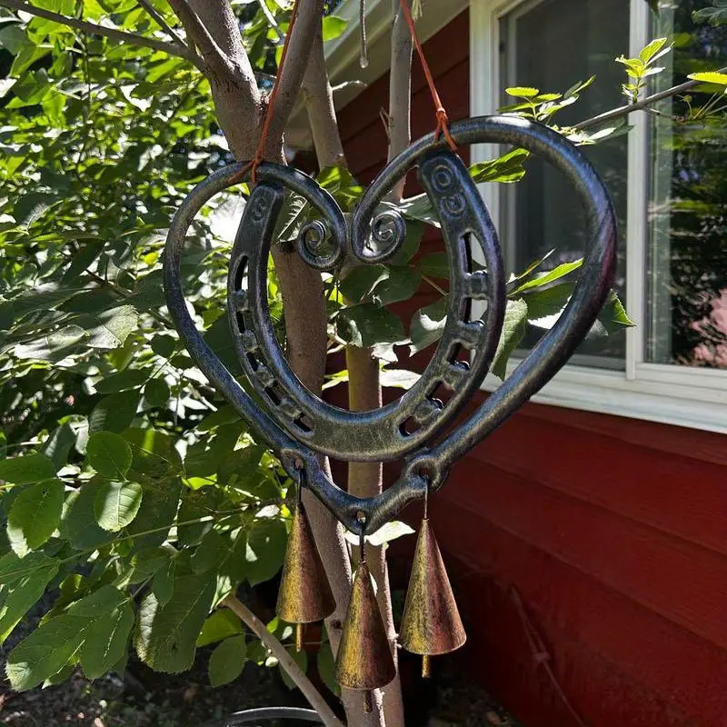 💥LAST DAY 50% OFF🔥The Horseshoe Heart Wind Chime ❤🐎