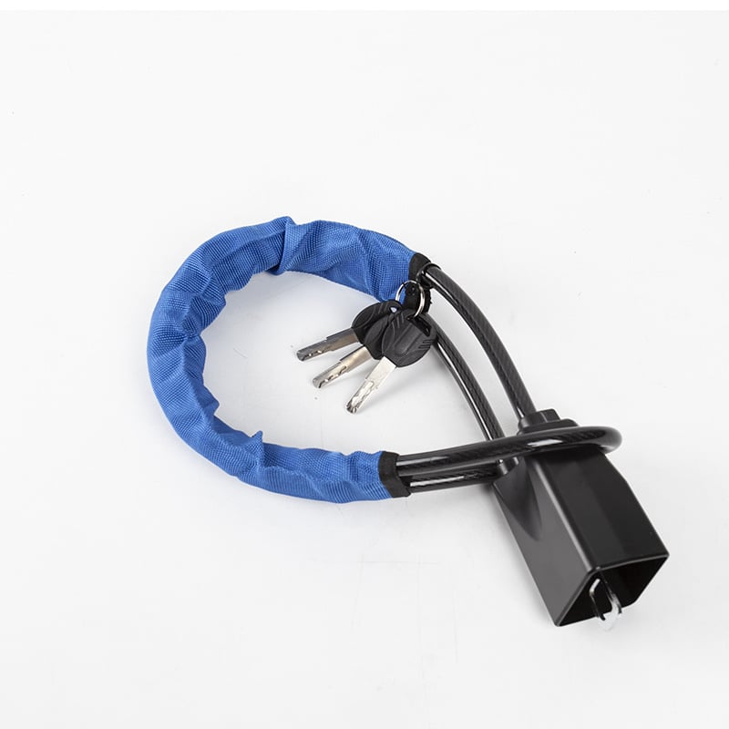 Universellt rattlås med säkerhetsbältesklämma (inkluderar 2 nycklar)