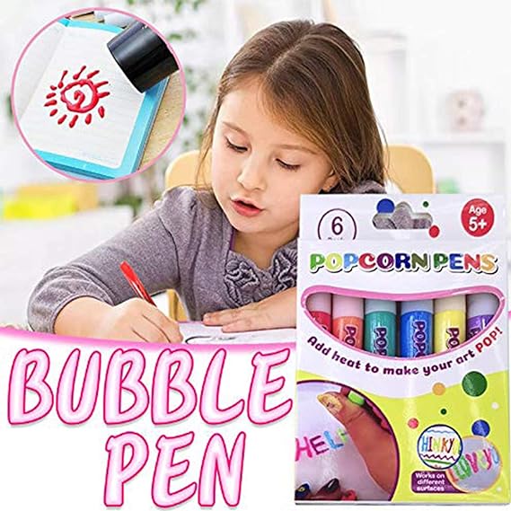 🎁🔮Magic Pen – Draw 3D with one stroke!🎄 DIY Bubble Popcorn Drawing Pens& Buy 2 Get 1 Free 🔥
