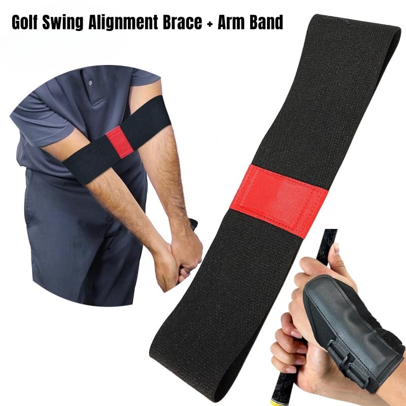 🏌️Golf Set med handledskorrigeringstränare och armband