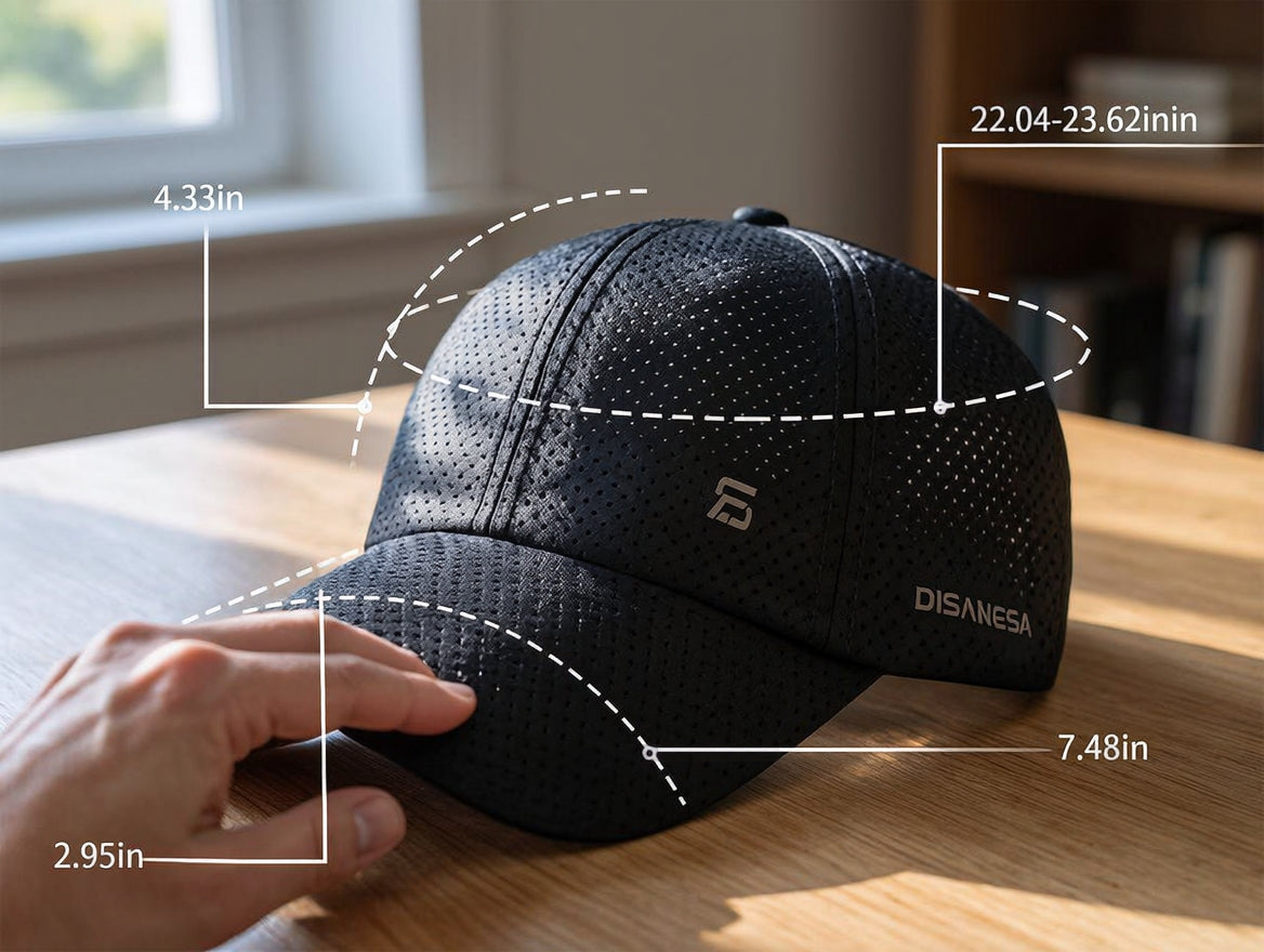 🌬️Snabbtorkande basebollkeps med UV-skydd – Andningsbar, justerbar unisexkeps