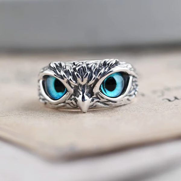 ⭐ Uggla – ring i vintagestil – Köp 1, få 1 gratis ⭐