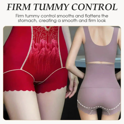 Damshorts med 3D-kontur och magkontroll
