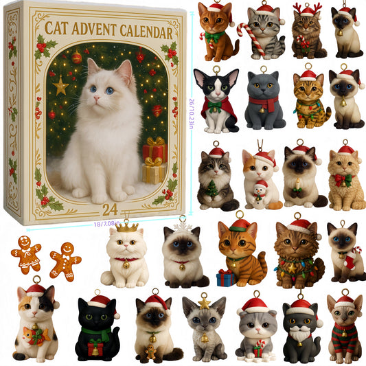 🌲Julklapp - Perfekt jul - Adventskalender för kattälskare 2025