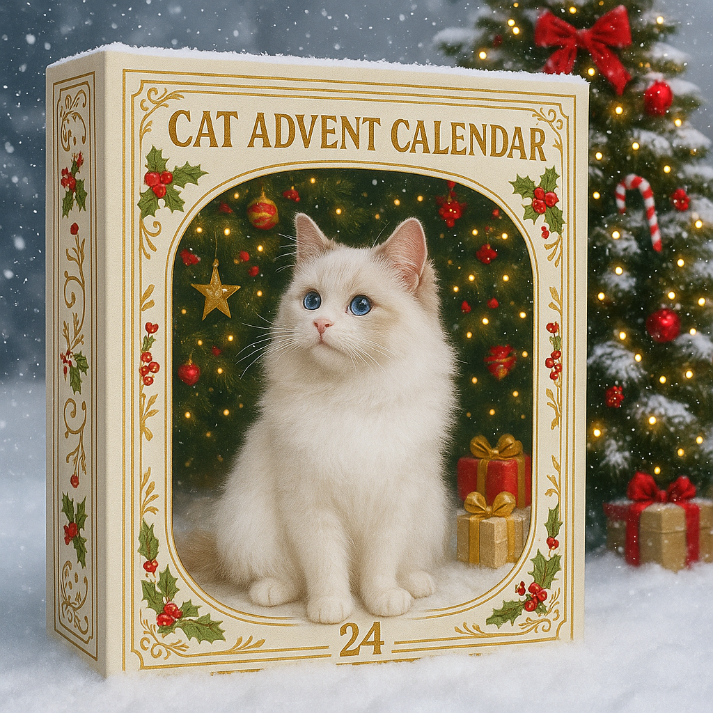 🌲Julklapp - Perfekt jul - Adventskalender för kattälskare 2025