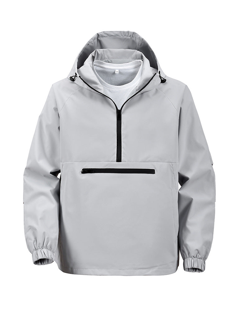 Vattentät Och Vindtät Friluftsjacka För Män